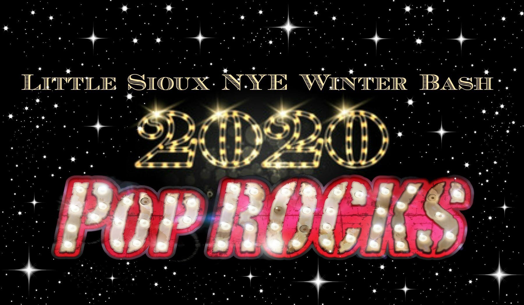 Pop ROCKS NYE Bash Tickets ON-SALE NOW!