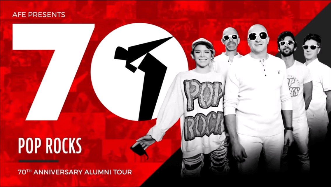 Pop ROCKS full performance for Armed Forces Entertainment now streaming